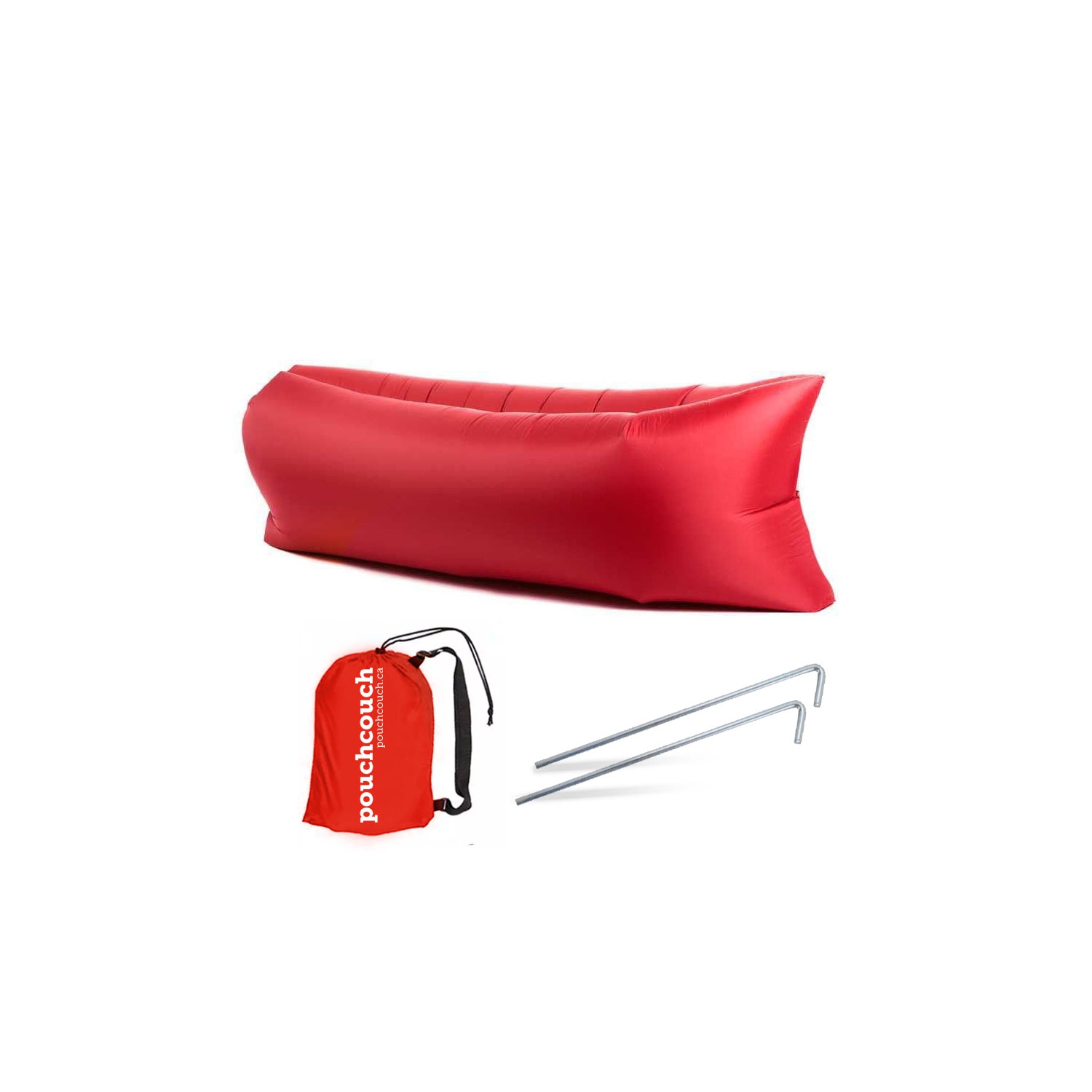 Easy Inflatable Waterproof Lounger Sofa Airbed Couch for Indoor or Outdoor Use with Carry Bag