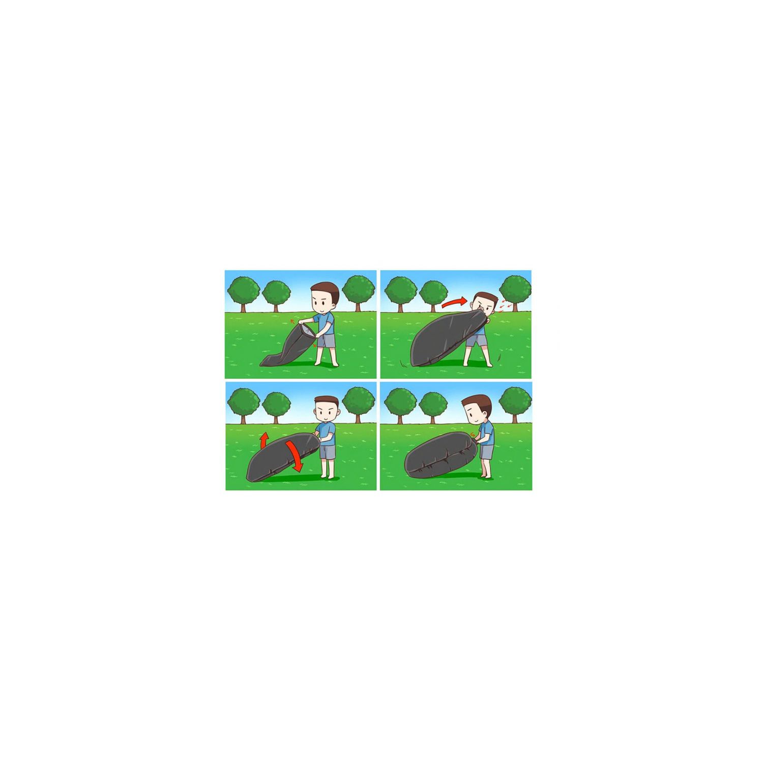 Canapé gonflable avec chaise longue facile à utiliser avec sac de transport