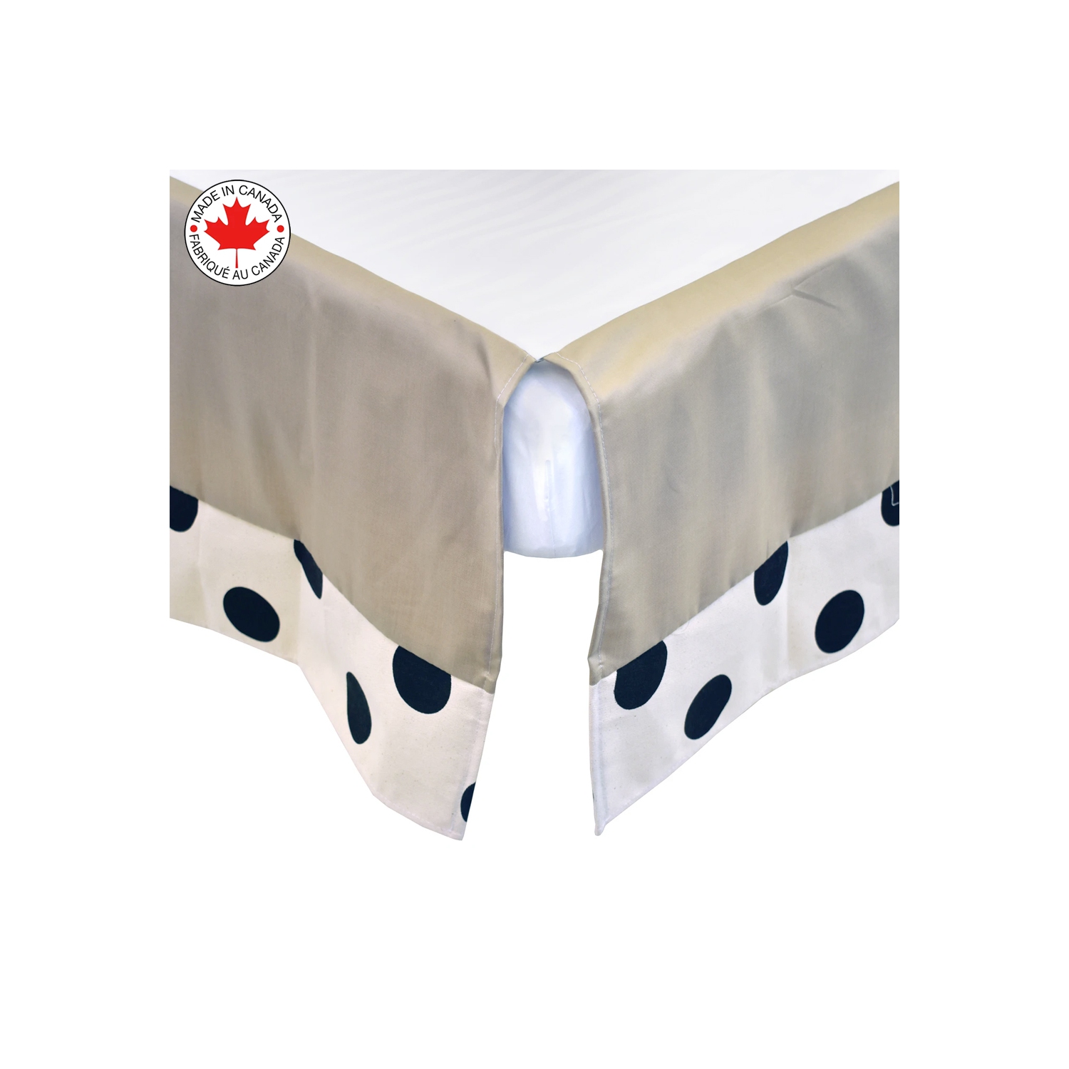 Bebelelo - 5 pieces bedding for baby - beige and dark brown with an Elephant pattern