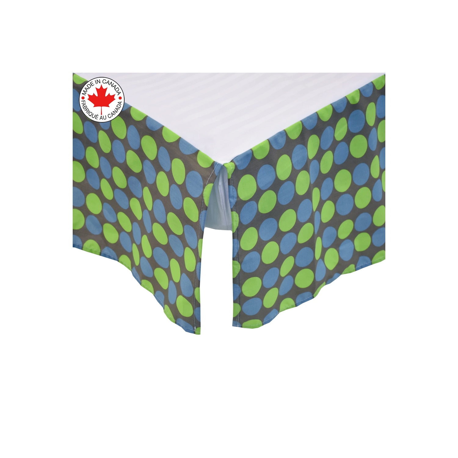 Bebelelo - 5 pieces bedding for baby – brown, green and blue with a Turtle pattern