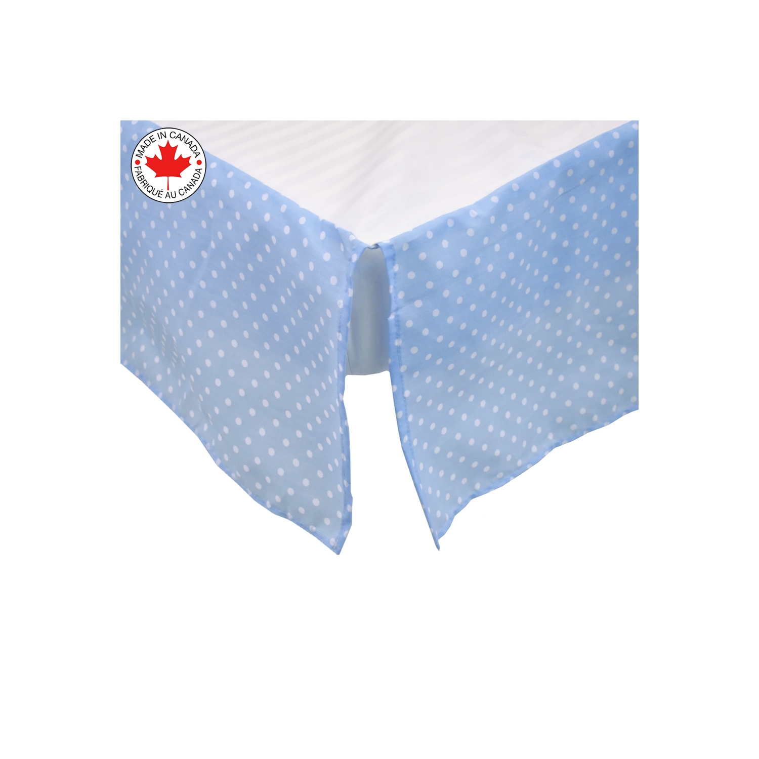 Belelo - 5 pièces de literie pour bébé - bleu et blanc avec un motif d’éléphant