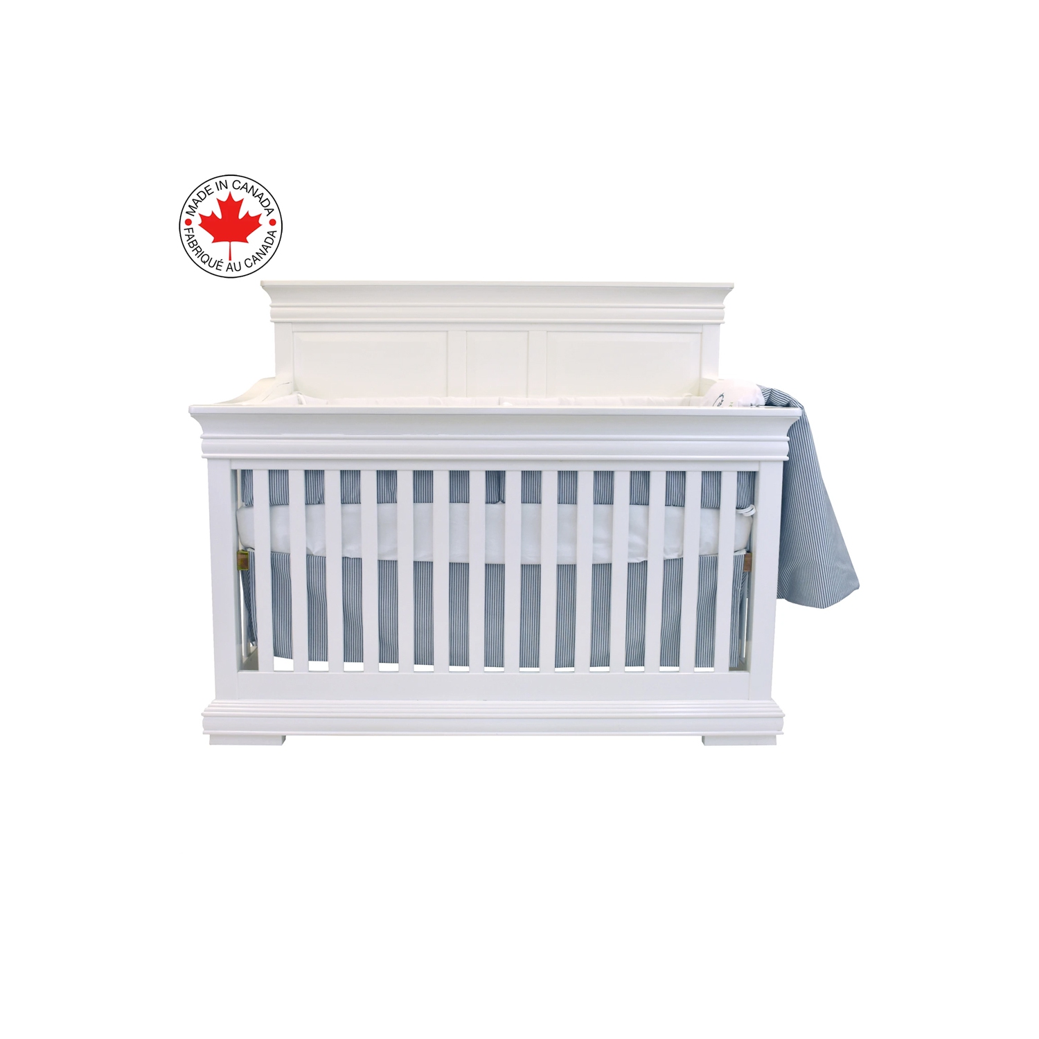 Belelo - 5 pièces de literie pour bébé - bleu et blanc avec un motif de mouton