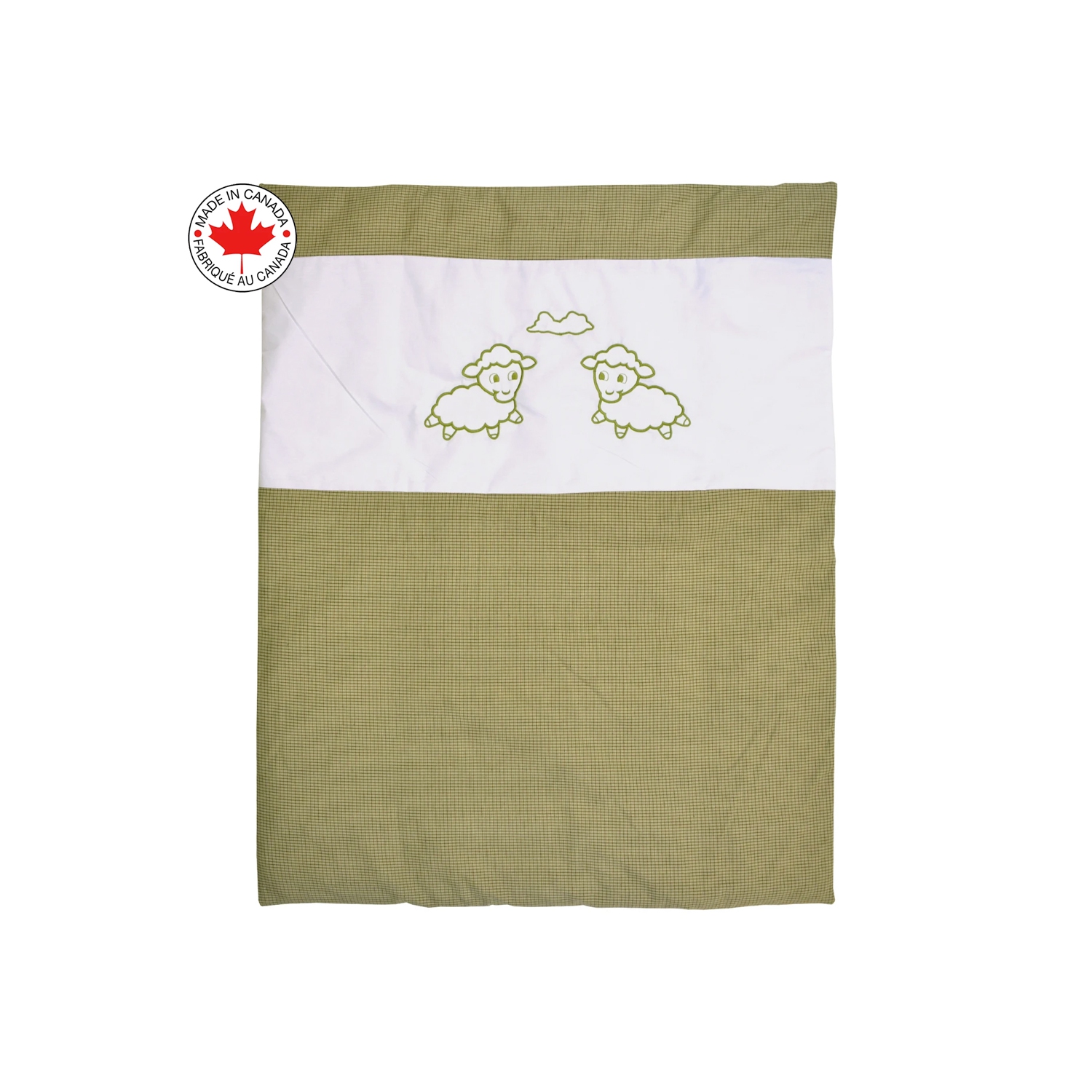 Bebelelo - 5 pieces bedding for baby - beige and white with a Sheep pattern