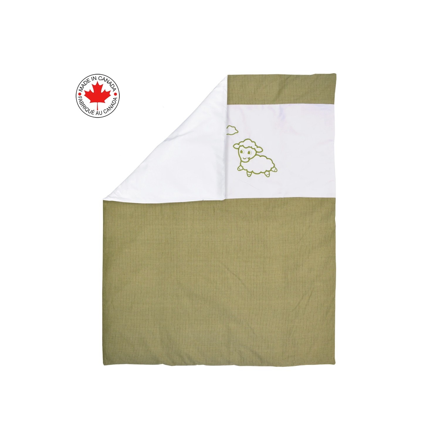 Bebelelo - 5 pieces bedding for baby - beige and white with a Sheep pattern