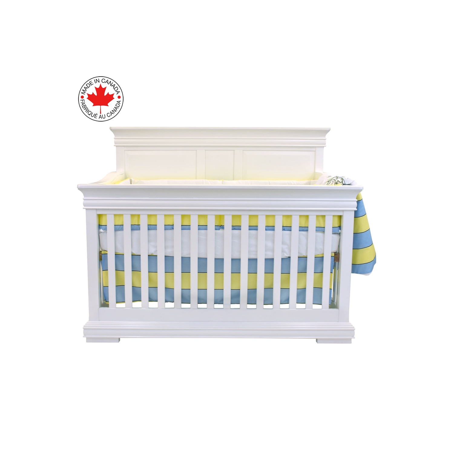 Bebelelo - 5 pieces bedding for baby - yellow and blue with a Turtle pattern