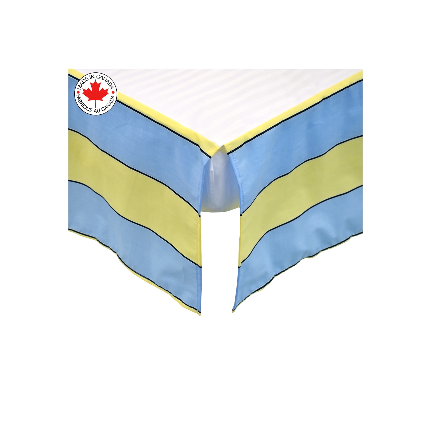 Bebelelo - 5 pieces bedding for baby - yellow and blue with a Turtle pattern