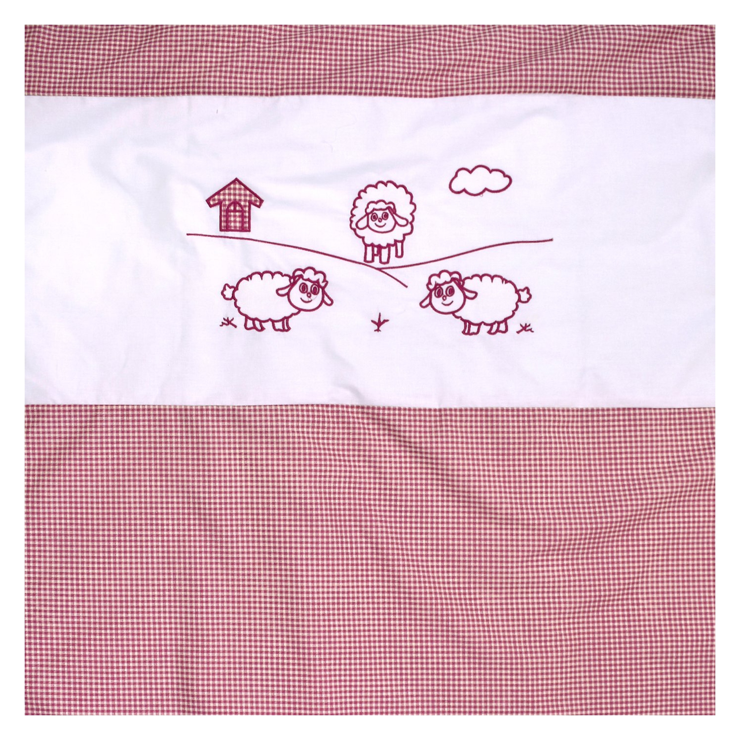 Bebelelo - 5 pieces bedding for baby - grey and white with a Sheep pattern