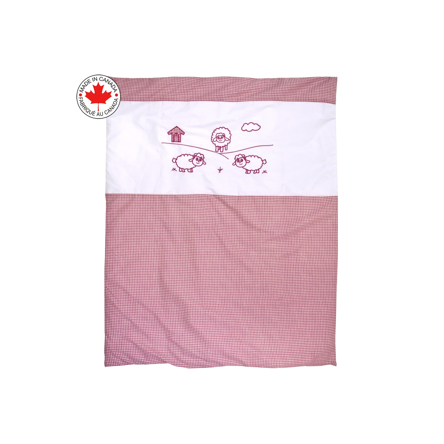 Bebelelo - 5 pieces bedding for baby - grey and white with a Sheep pattern