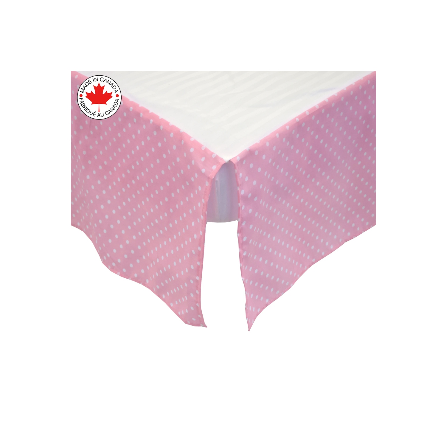 Belelo - 5 pièces de literie pour bébé - rose et blanc avec un motif de coccinelle