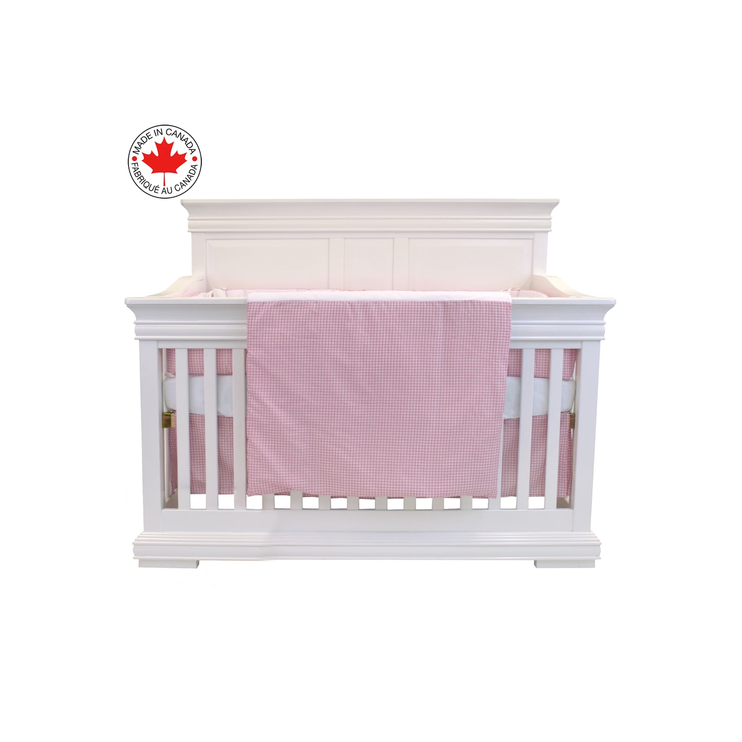 Bebelelo - 5 pieces bedding for baby - pink and white with a Sheep pattern