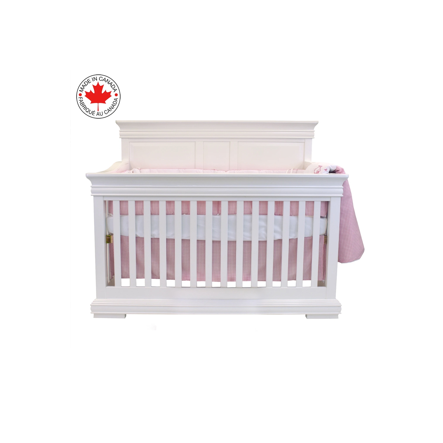 Bebelelo - 5 pieces bedding for baby - pink and white with a Sheep pattern