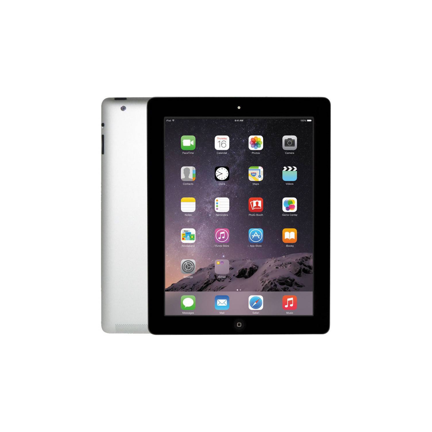 Remis à neuf - Apple iPad 4 (4e génération) 9,7 po 16 Go avec Wi-Fi - Noir