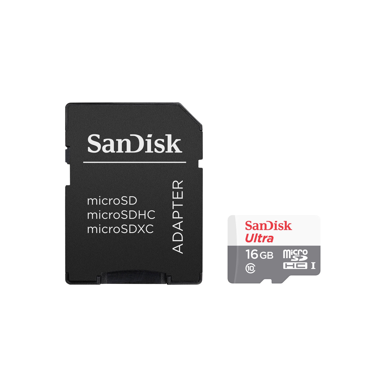 UNIVERSAL SANDISK 16GB MICRO SD MEMORY CARD WITH ADAPTER/CLASS 10