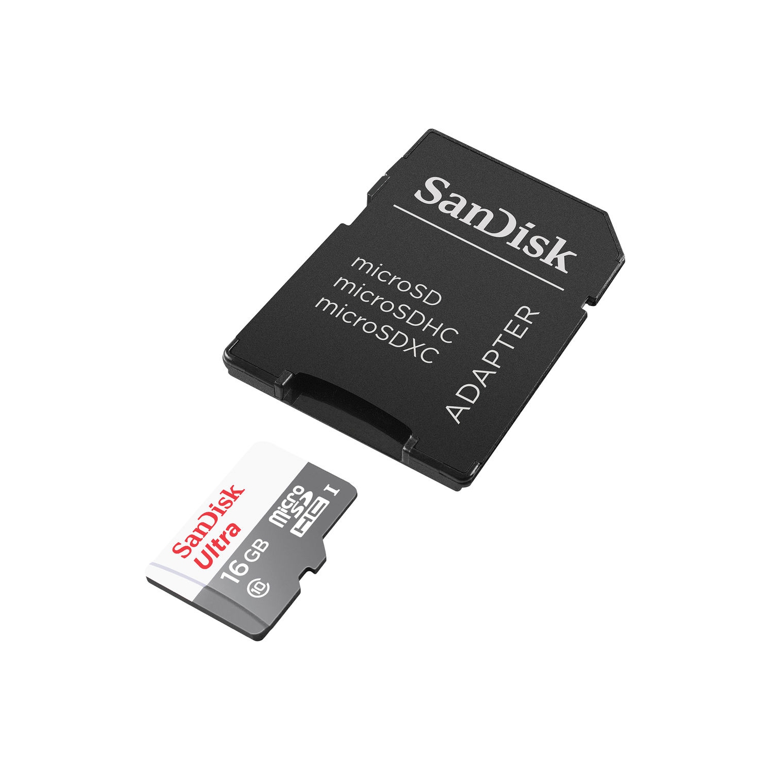 UNIVERSAL SANDISK 16GB MICRO SD MEMORY CARD WITH ADAPTER/CLASS 10