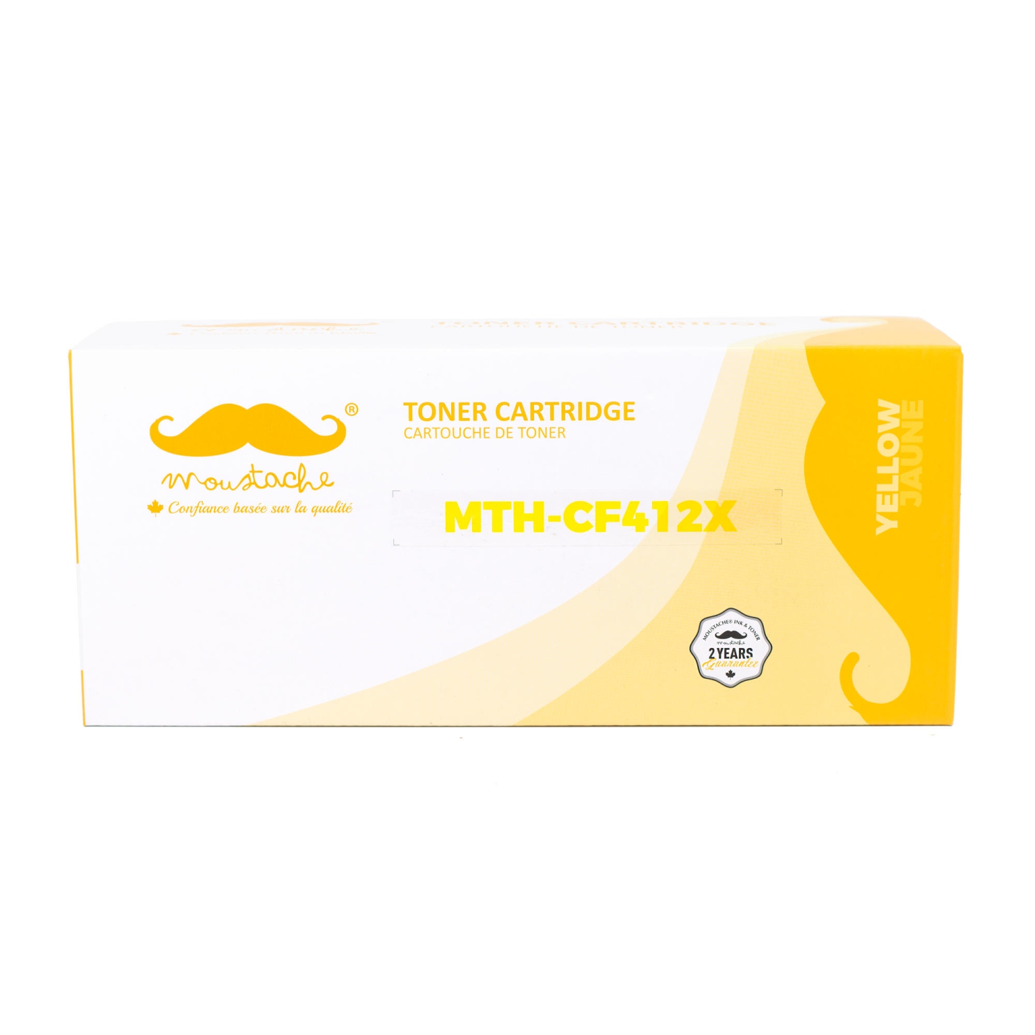 Compatible HP 410X CF412X Yellow Toner Cartridge High Yield - Moustache®