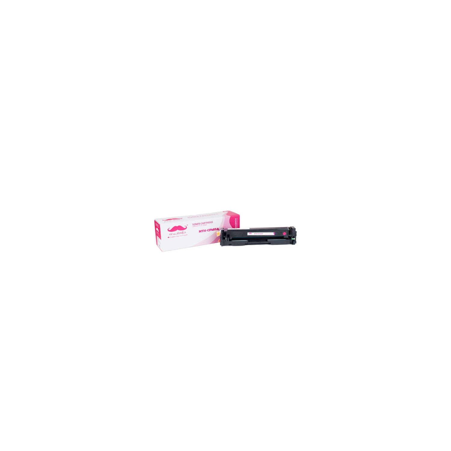 Cartouche d'encre en poudre magenta HP 201A CF403A compatible avec Moustache®