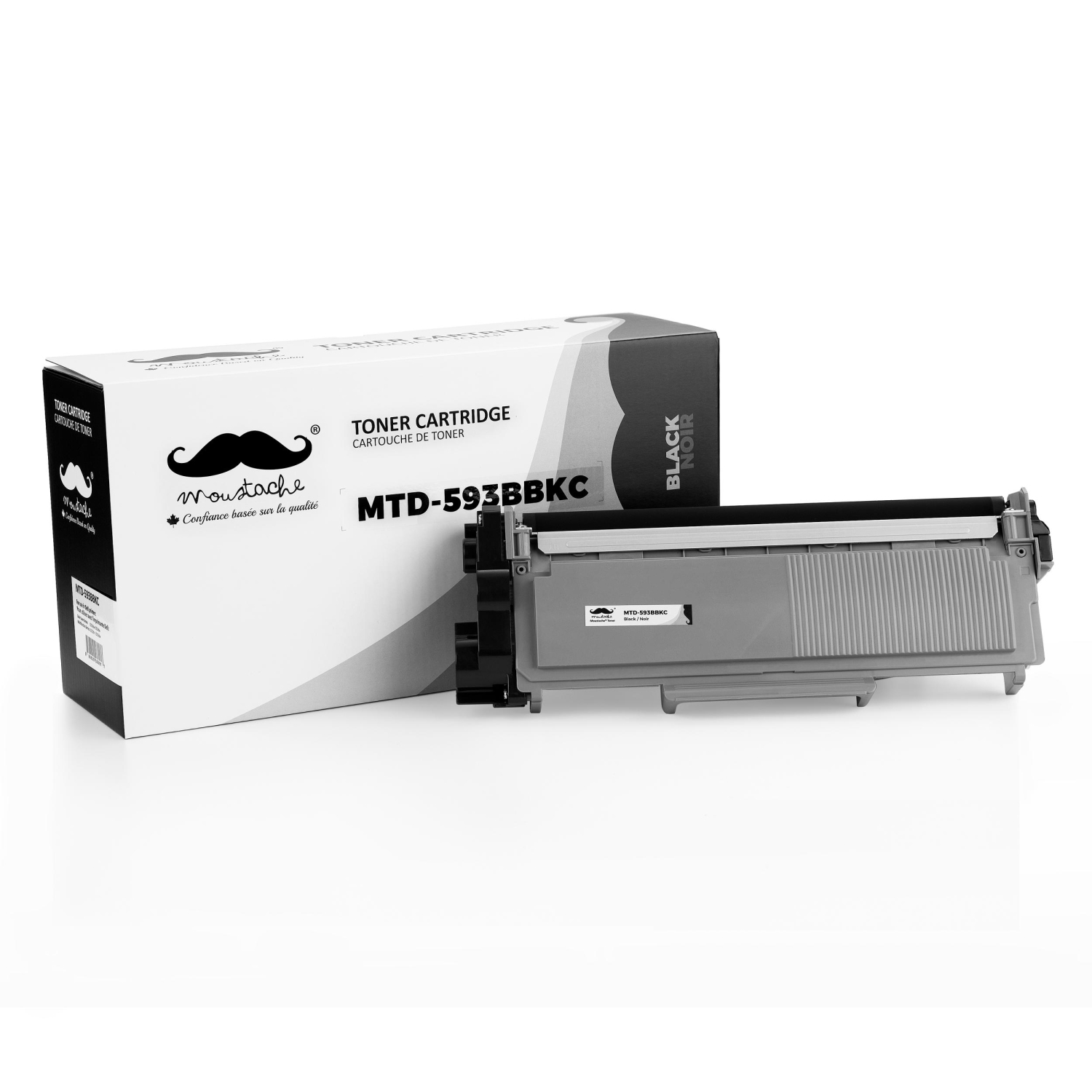 Dell CVXGF 593-BBKC 2RMPM Compatible Black Toner Cartridge - Moustache®