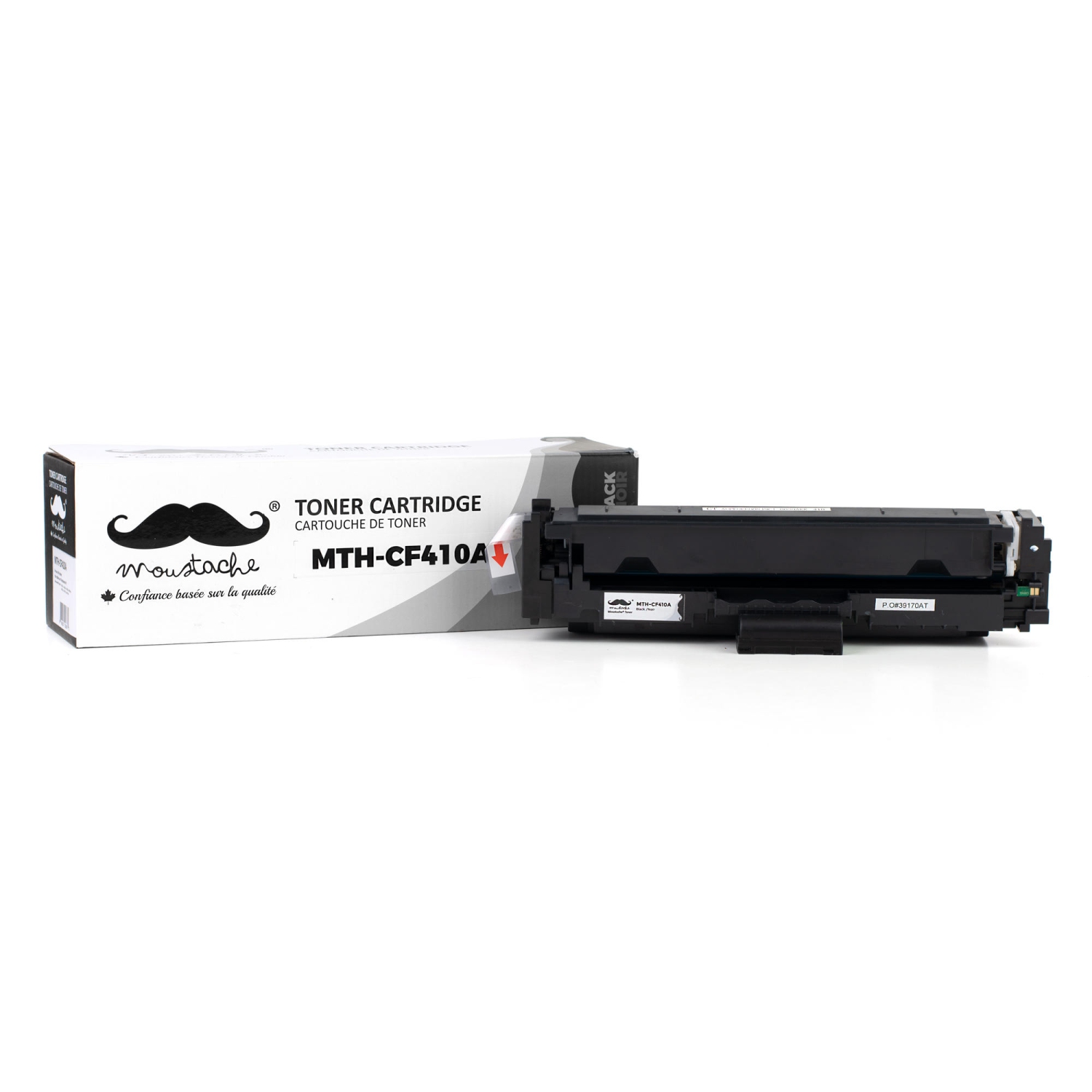 Moustache Compatible CF410A 410A 410A Black Premium Quality Toner Cartridge for HP Color Pro M452dn M452dw etc
