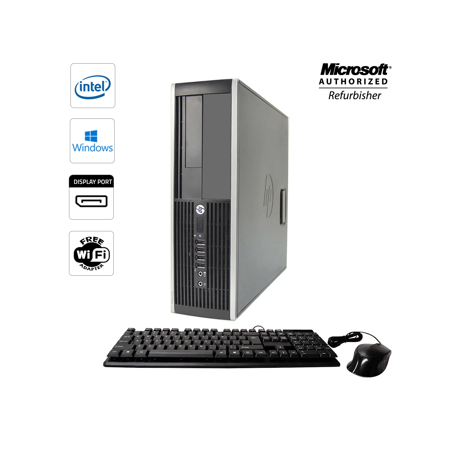 Refurbished (Good) - HP Compaq Elite 8200 SFF Desktop PC Computer