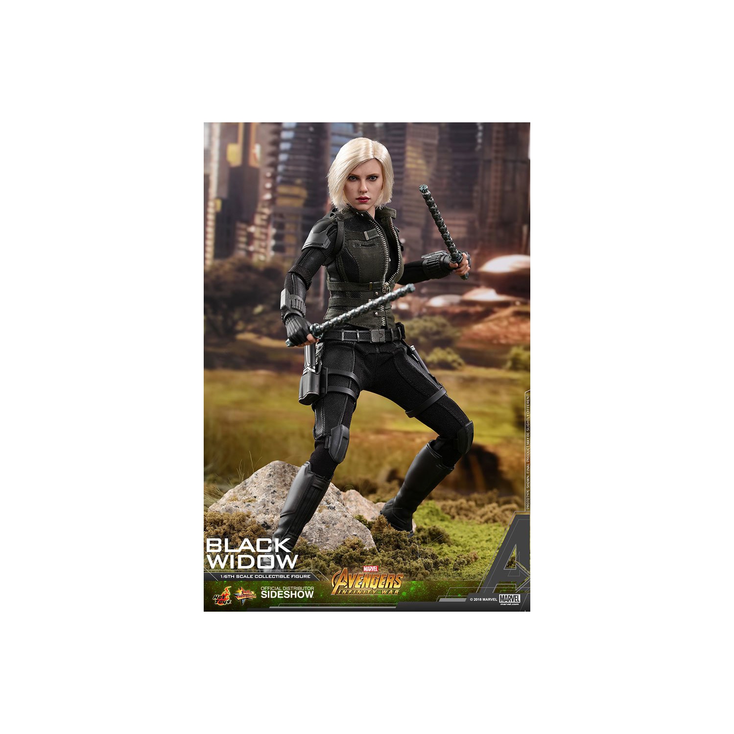 Avengers Infinity War 11 Inch Action Figure Movie Masterpiece 1/6 Scale Series - Black Widow Hot Toys 903470