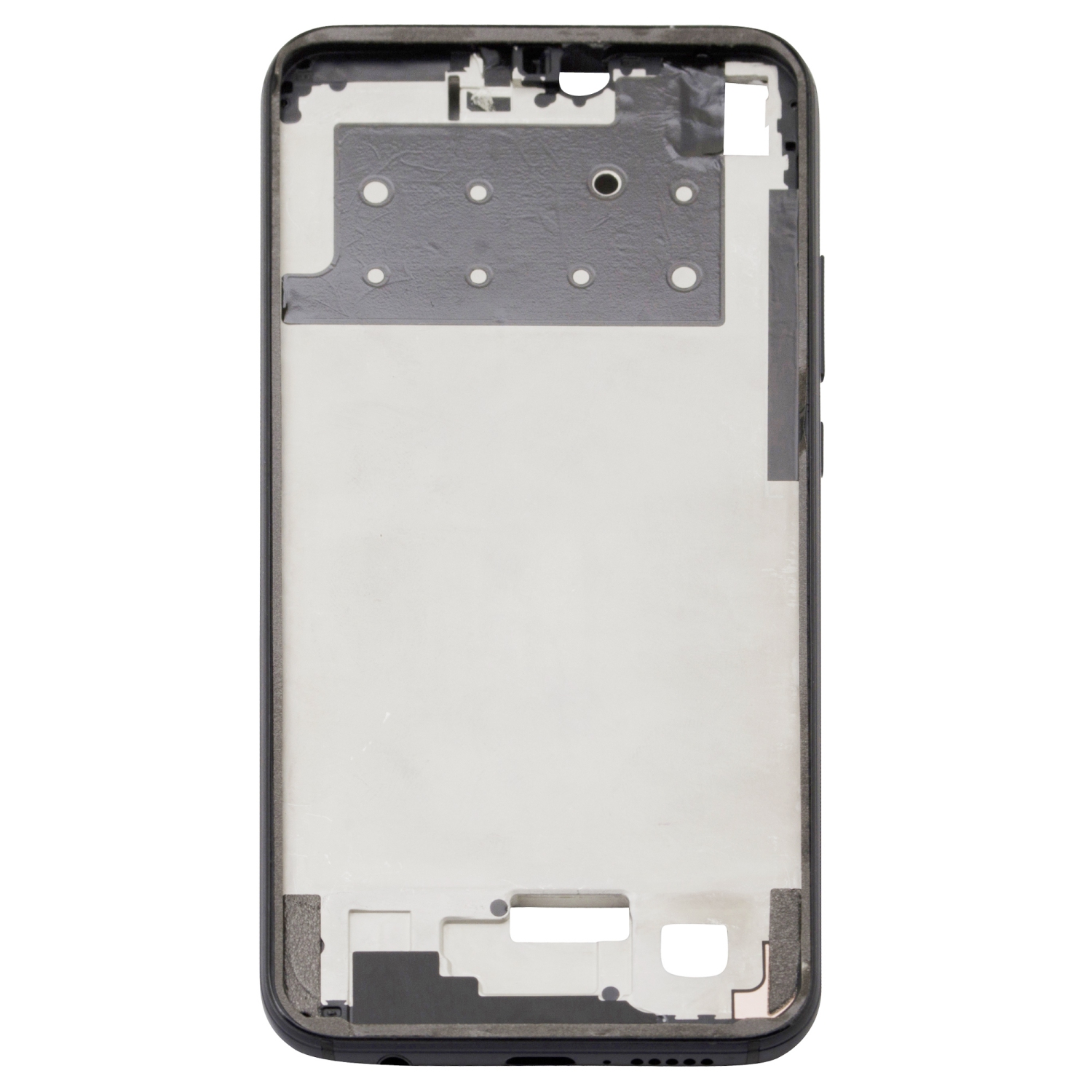 Huawei P20 Lite Front Housing Frame With Adhesive Replacement - Black