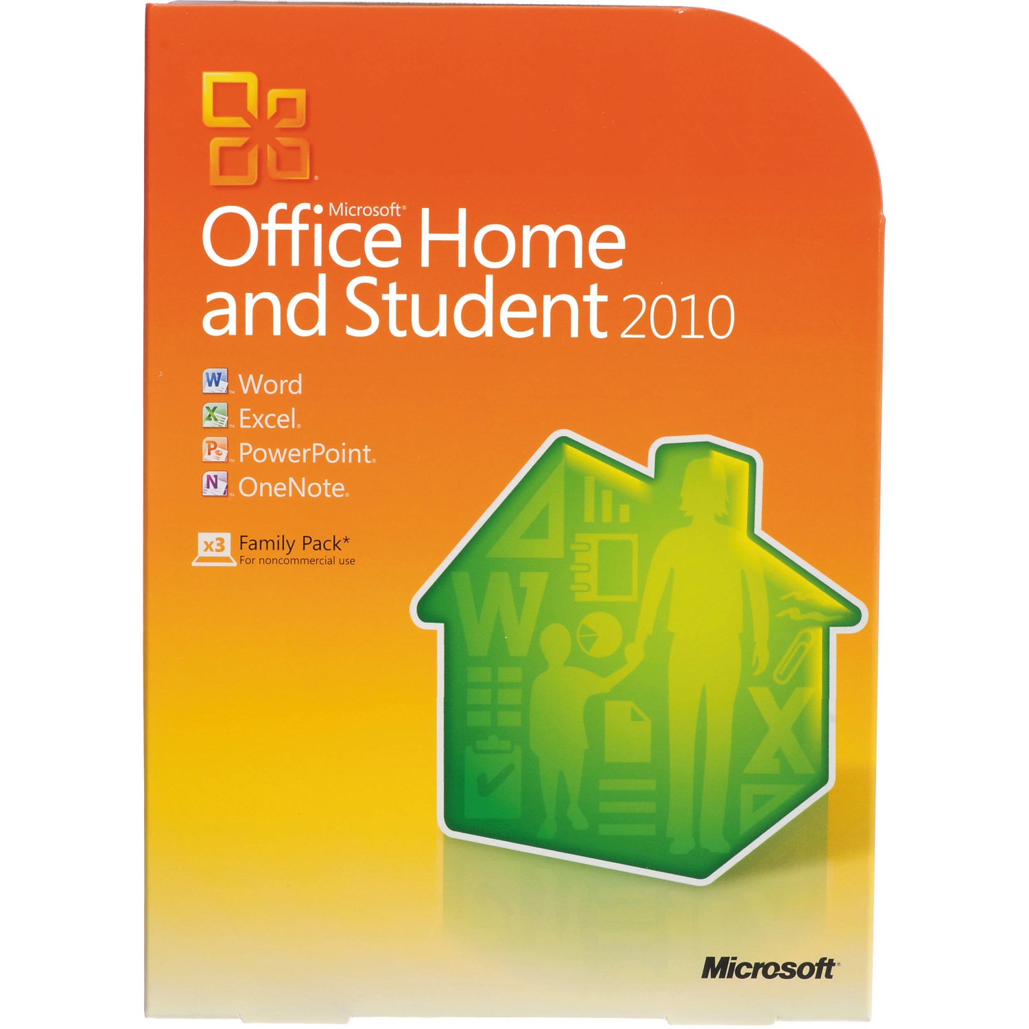 Microsoft Office Home and Student 2010 Family Pack