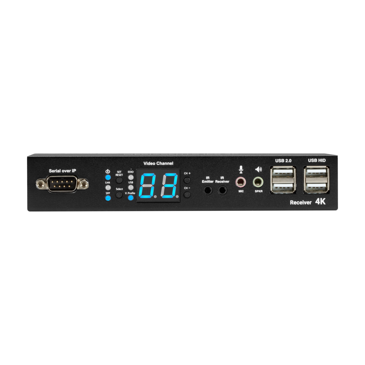 Black Box MediaCento IPX Mediacento IPX 4K Receiver - HDMI, USB, Serial, IR, Audio -