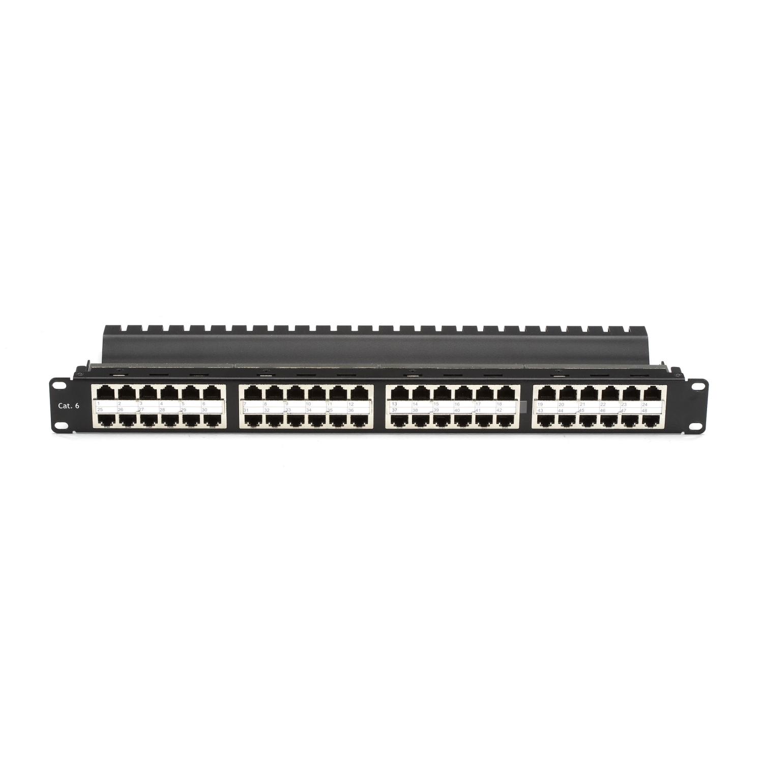 Black Box Network 48-Port CAT6 Feed-Through Patch Panel