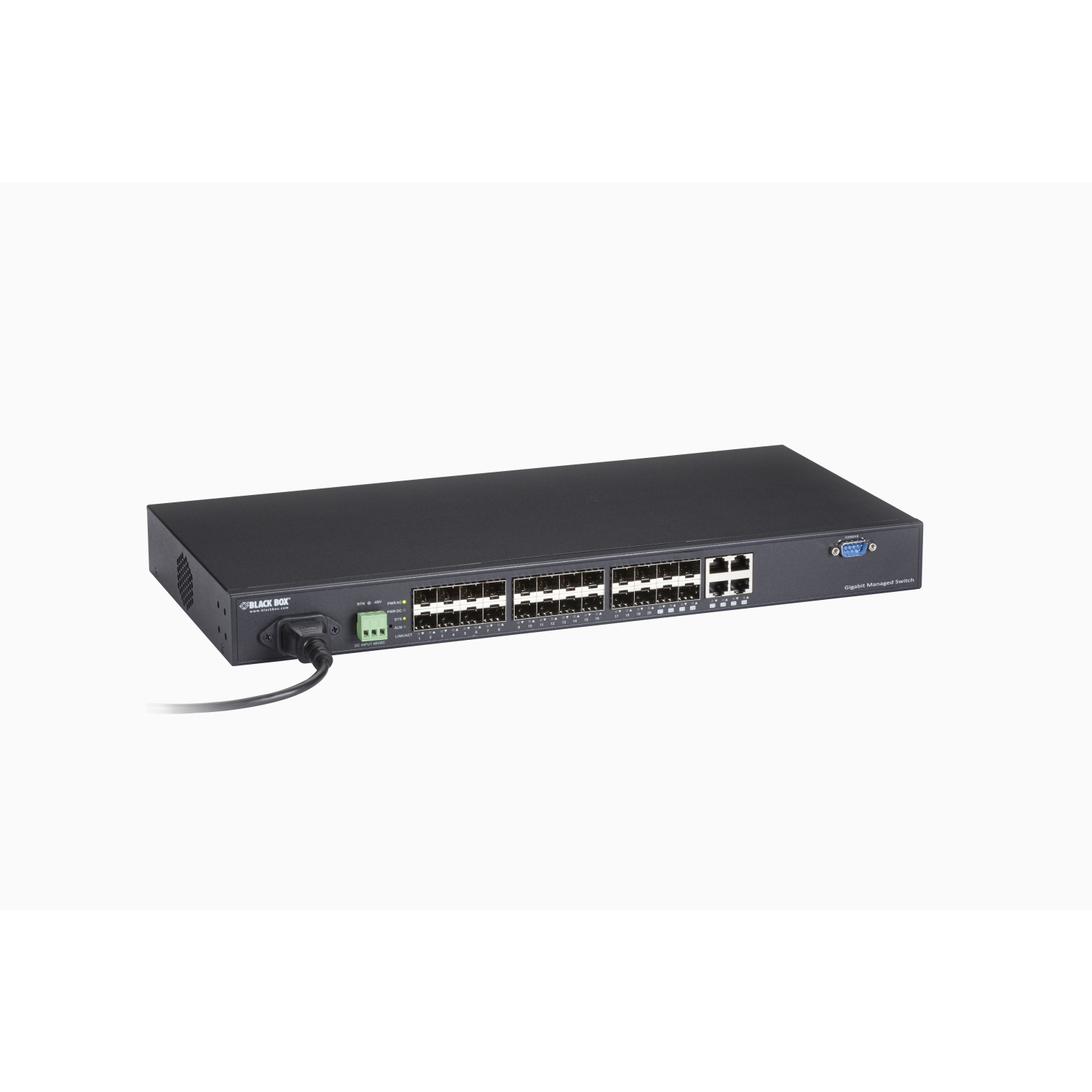 Black Box Network 24-Port SFP Fiber Switch