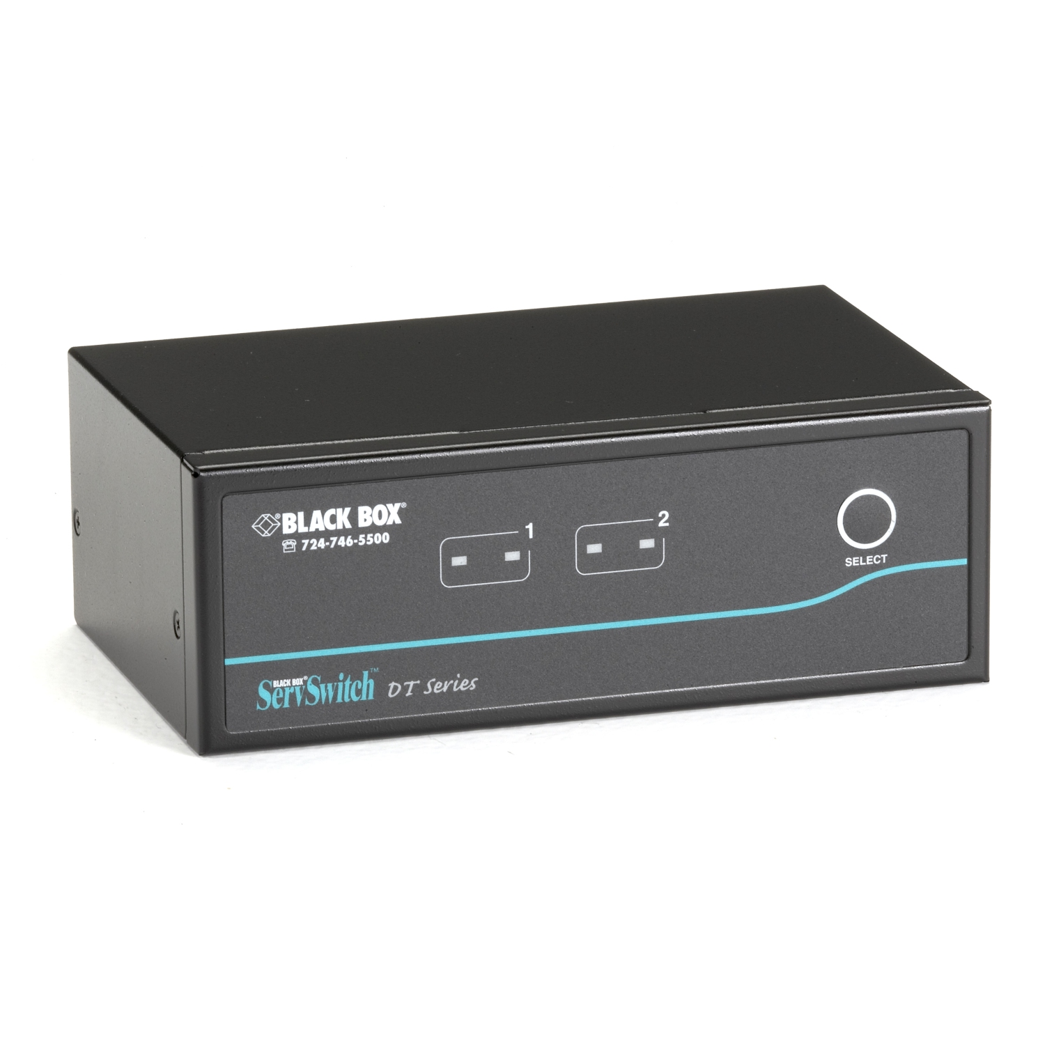 Black Box Network 2-Port DT Series Desktop KVM Switch