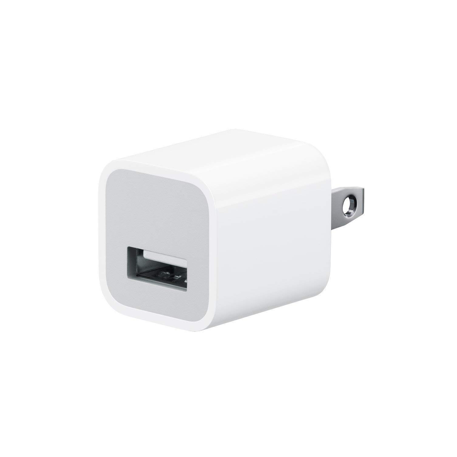 (CABLESHARK)iPhone Charger 5W Cube USB Adapter + 6 Foot (2 Meter) 8-Pin USB Cable for iPod, iPad, iPhone