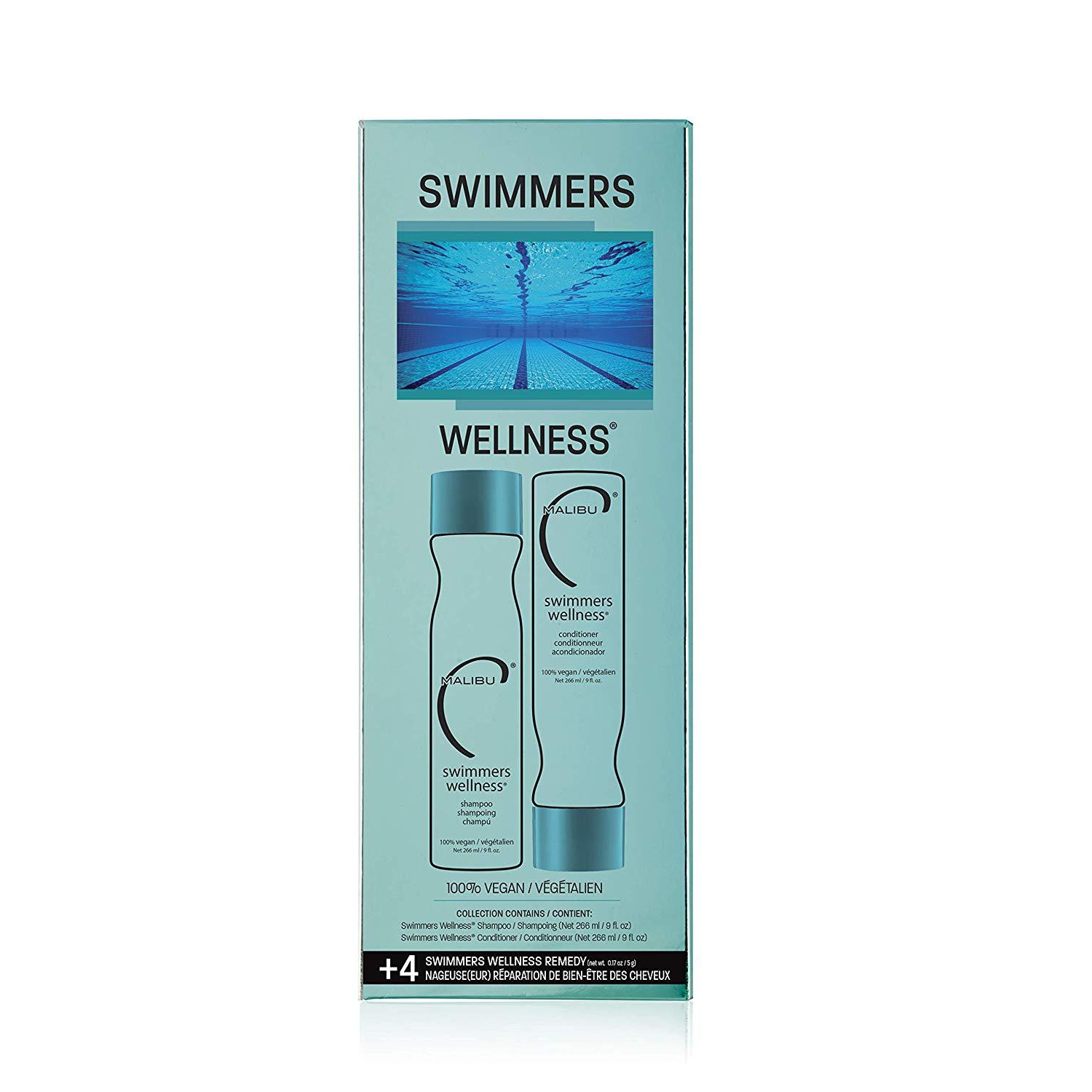 Malibu C Swimmers Wellness Shampoo and Conditioner 9 oz Each