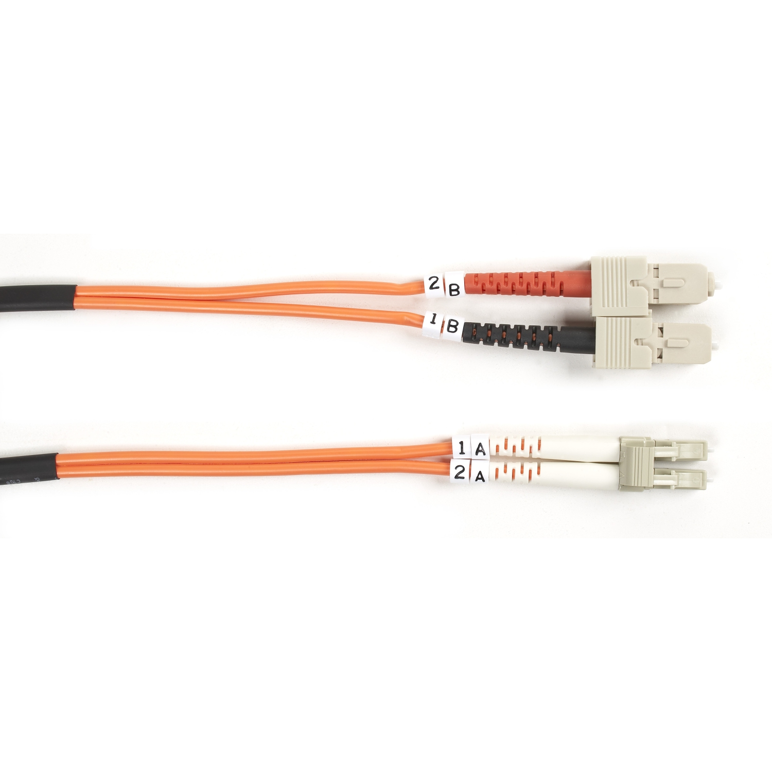 Câble de raccordement à fibre optique de 9.8 pi Black Box Network - Orange