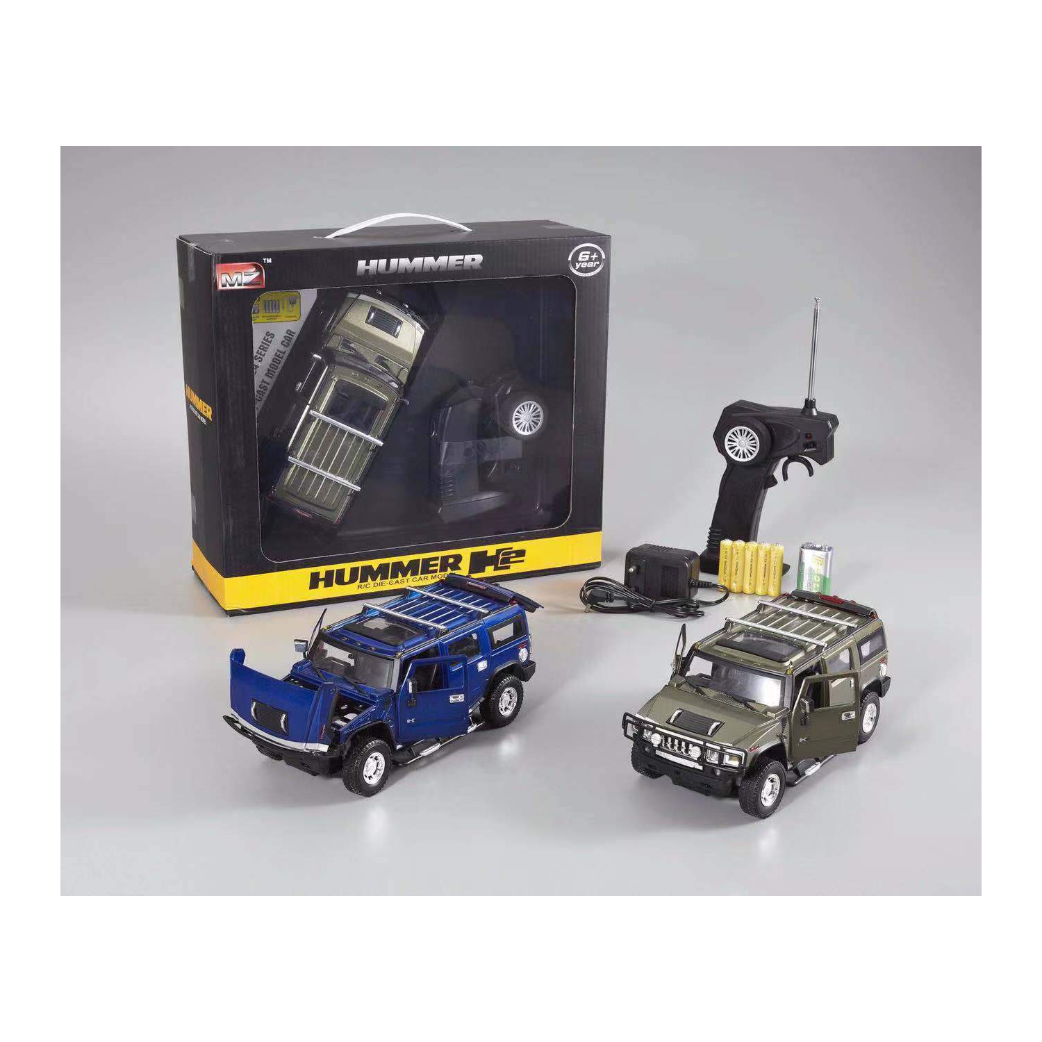 1:24 R/C DIE CAST HUMMER H2 - Green