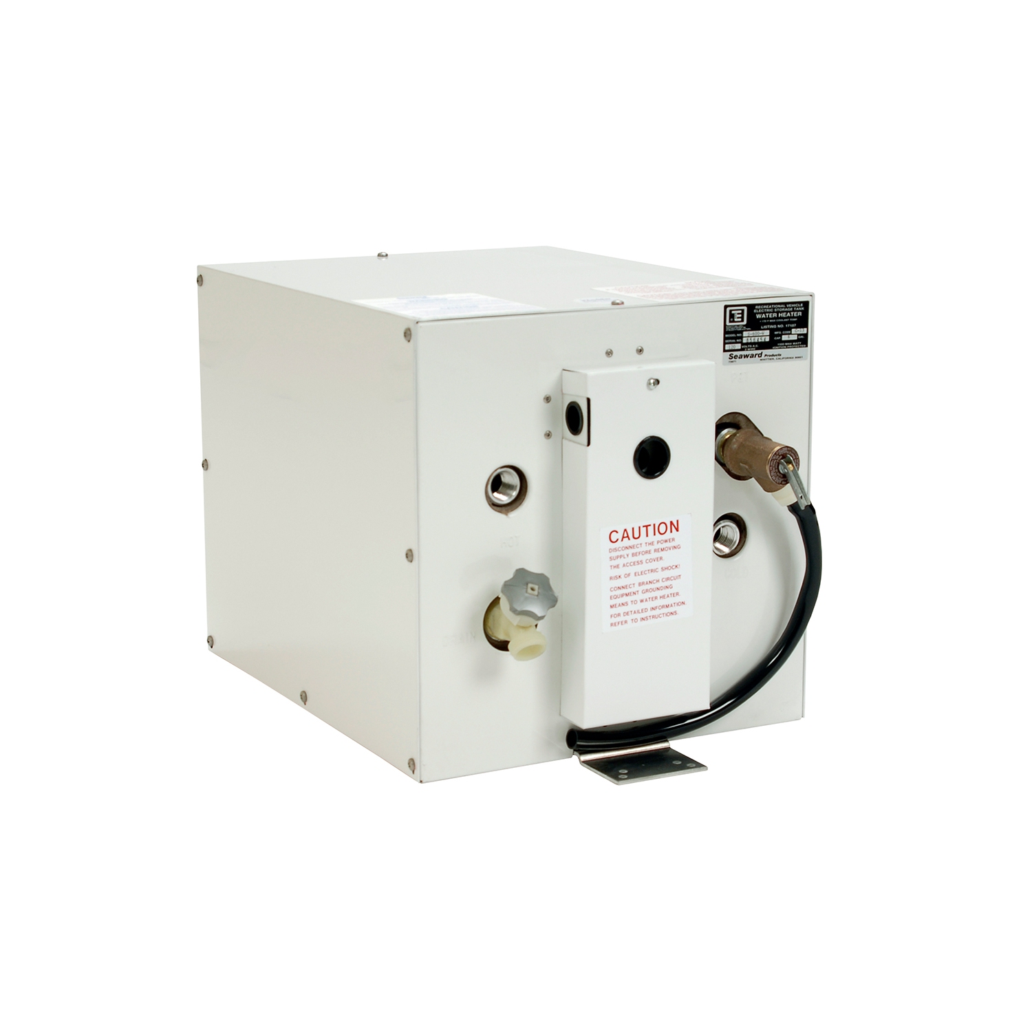 Whale Seaward 6 Gallon Hot Water Heater - White Epoxy - 120V - 1500W