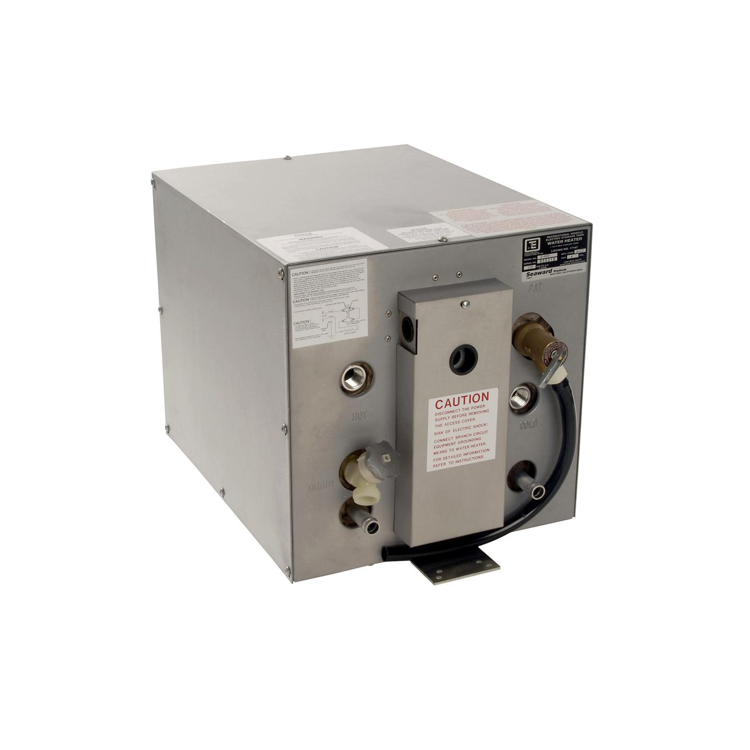 Whale Seaward 6 Gallon Hot Water Heater w-Front Heat Exchange - Galvanized Steel - 240V - 1500W