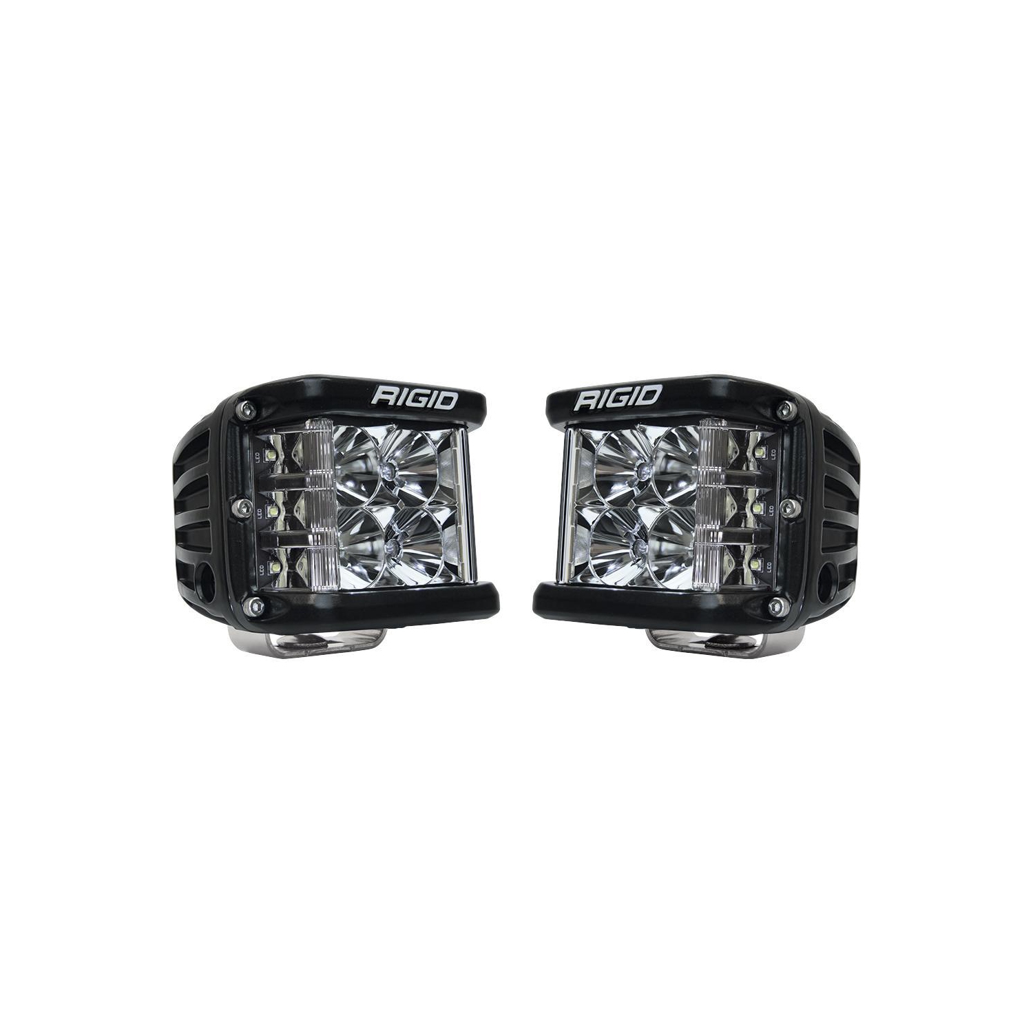 DEL à faisceau large D-SS PRO de rigide Industries - paire - Noir