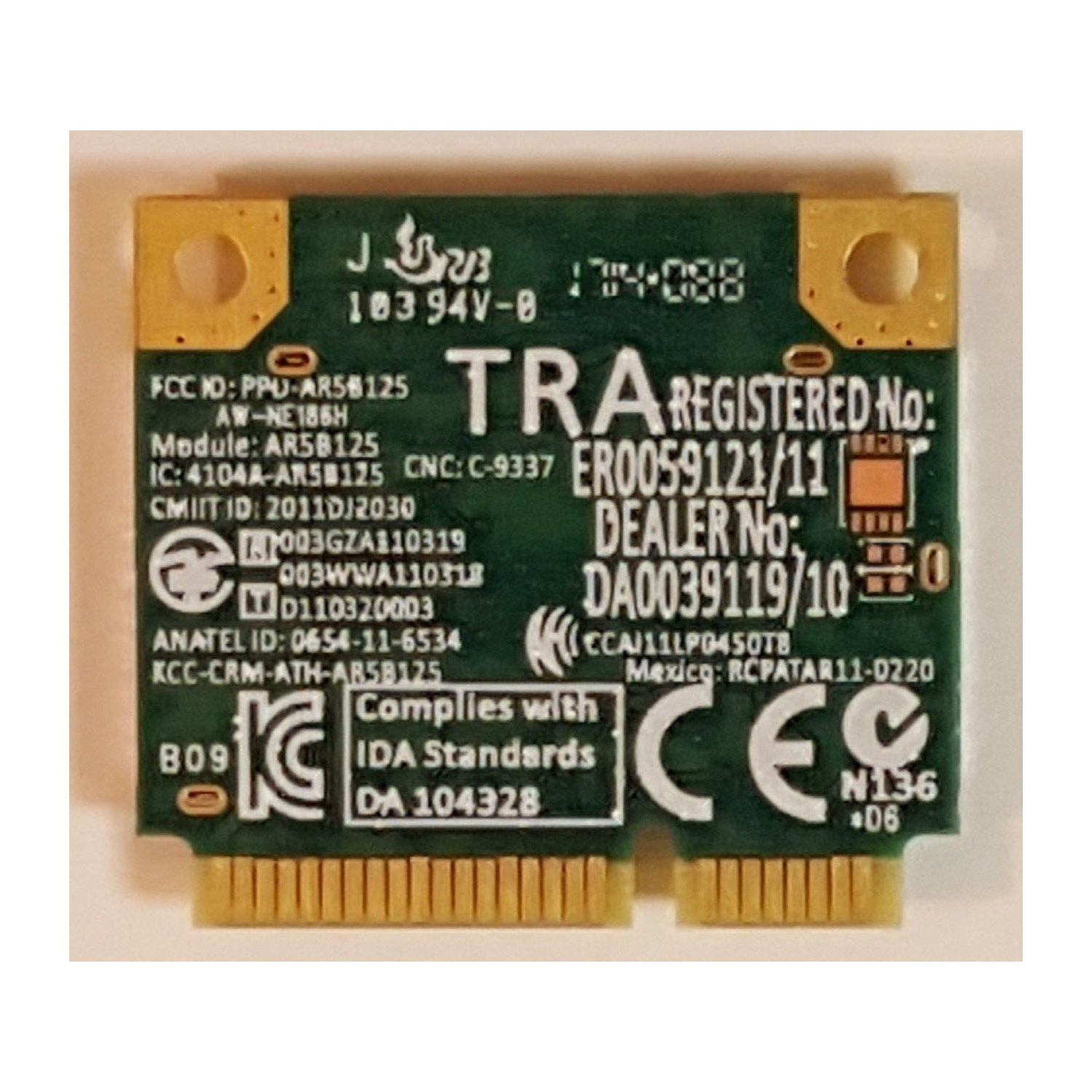 Asus AR5B125 Mini PCI-E 802.11BGN Wireless Card - High-Speed Connectivity for Laptops