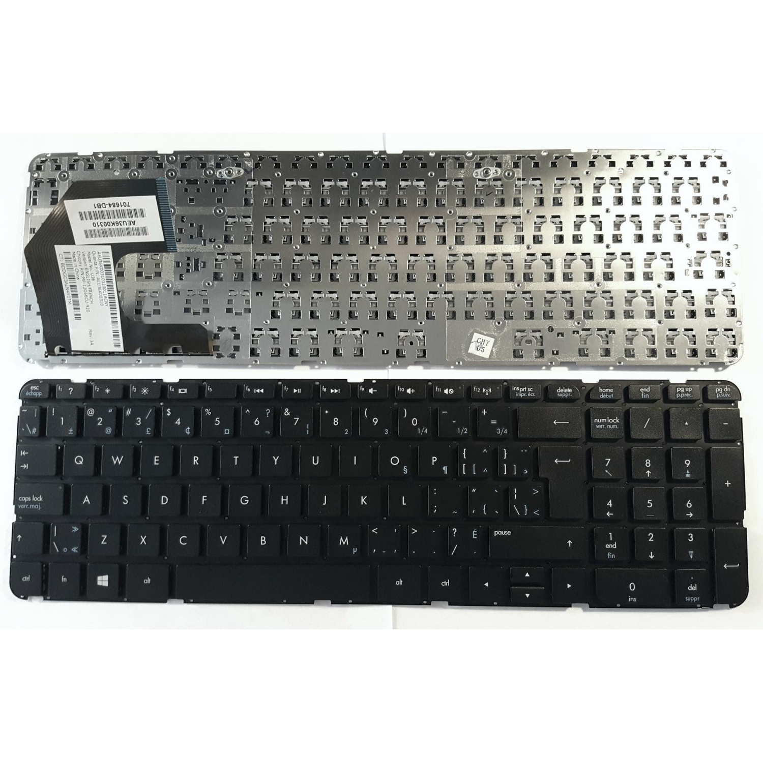 New HP Pavillion 15-b167ca 15-b168ca 15-b189ca Canadian Bilingual Keyboard 701884-DB1 703915-DB1