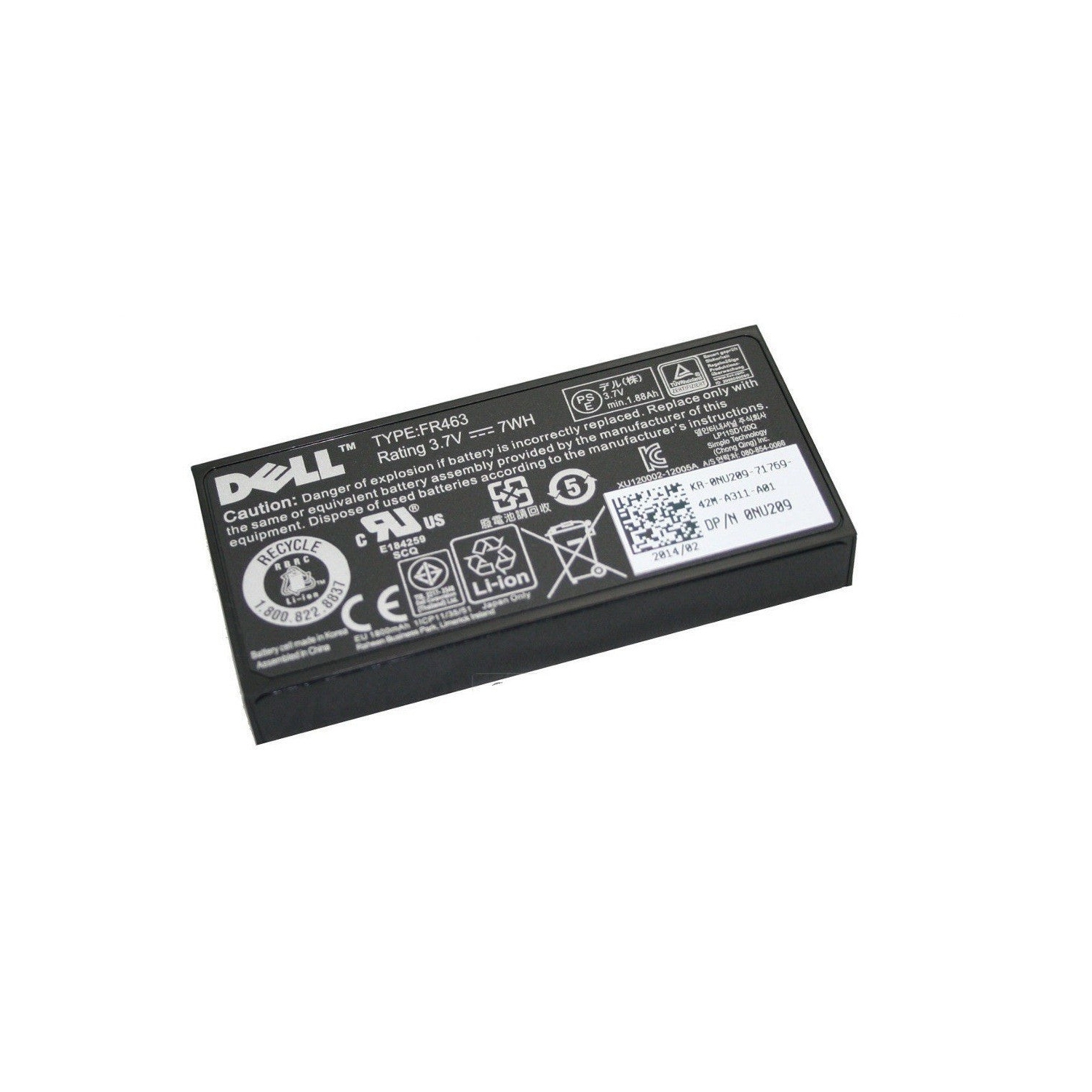 New Genuine Dell Poweredge T610 T710 Raid Controller Battery 7Wh