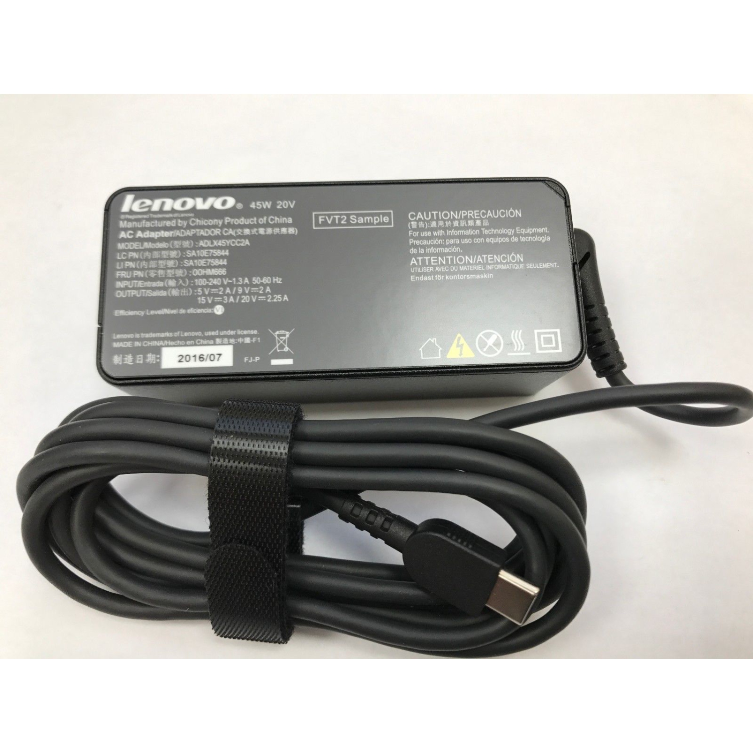 New Genuine Lenovo Yoga 5 Pro Tablet USB-C Type-C AC Adapter Charger 45W