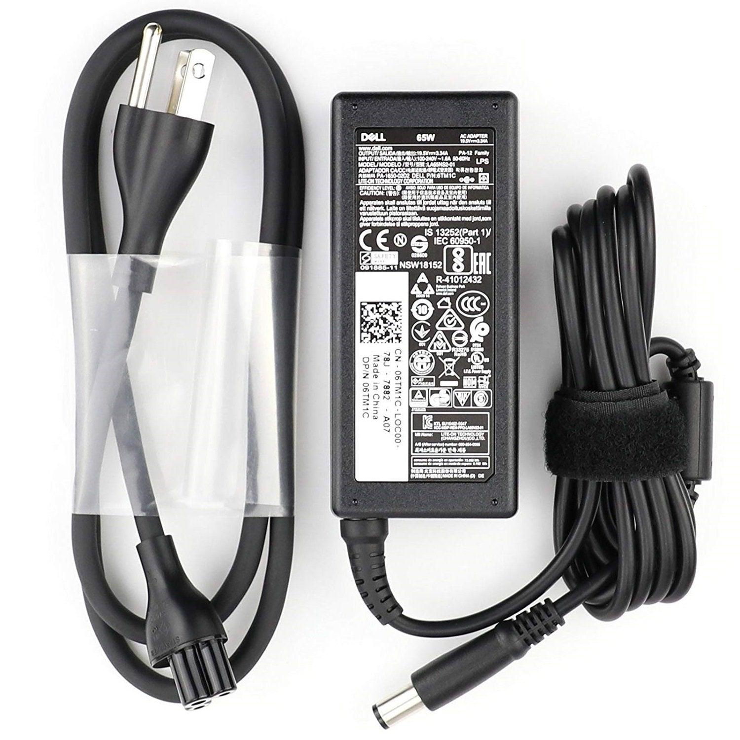 Dell Inspiron 15 3520 AC Power Adapter Charger - 65W Genuine Replacement