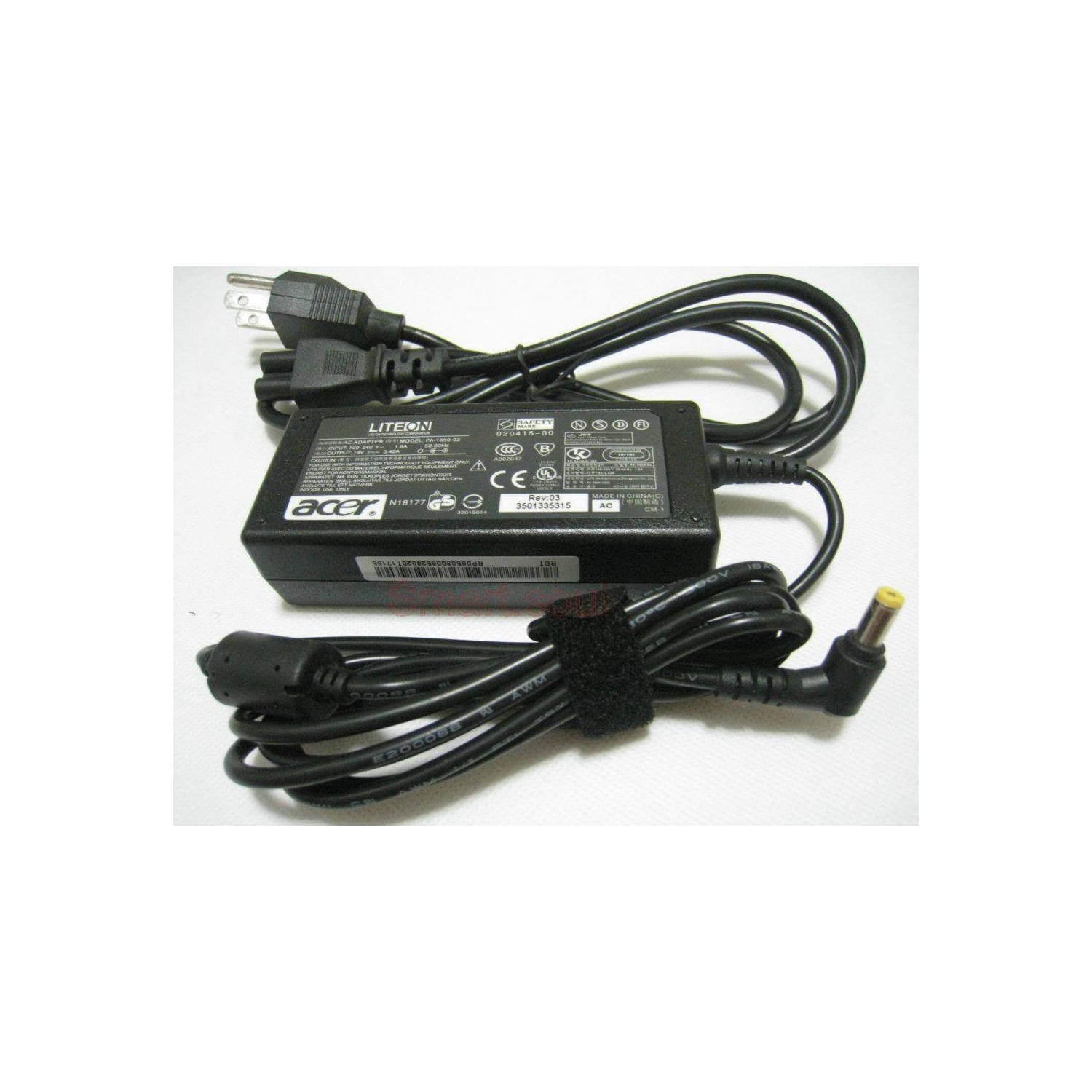 New Acer HP-A0652R3B Laptop AC Adapter Charger & Power Cord 65W
