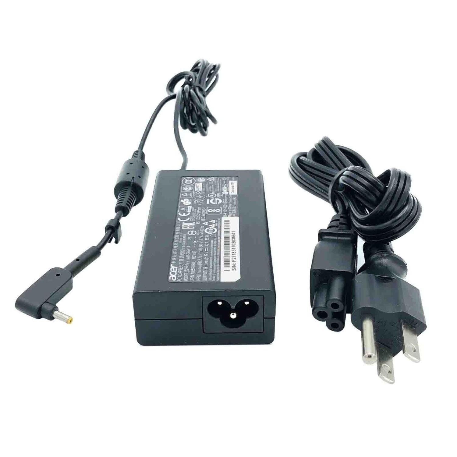 Chargeur c.a. véritable Aspire S7-391 S7-392 R5 R7 V3 65 W d'Acer pour une alimentation fiable