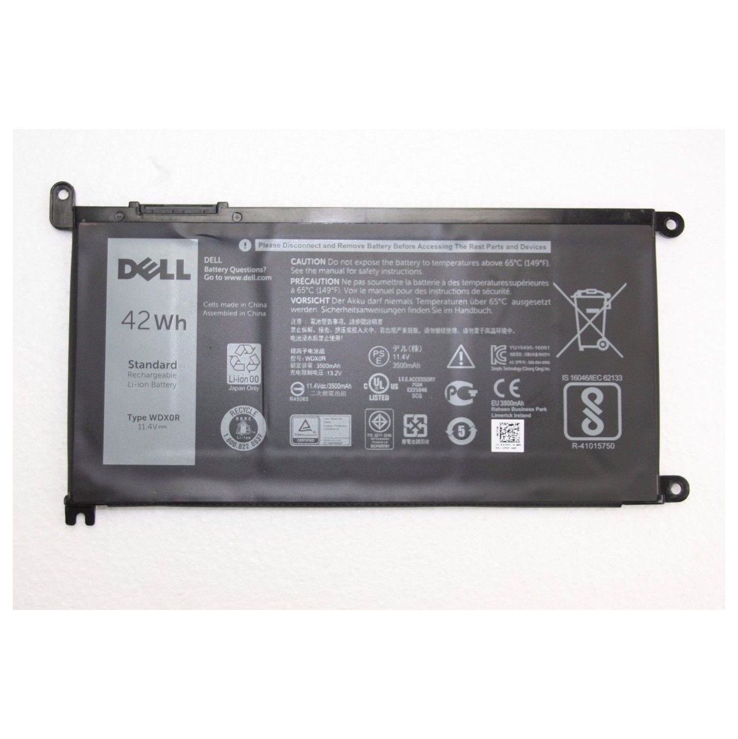 New Genuine Dell Inspiron 13 5000 5368 5378 7368 7378 Battery 42Wh