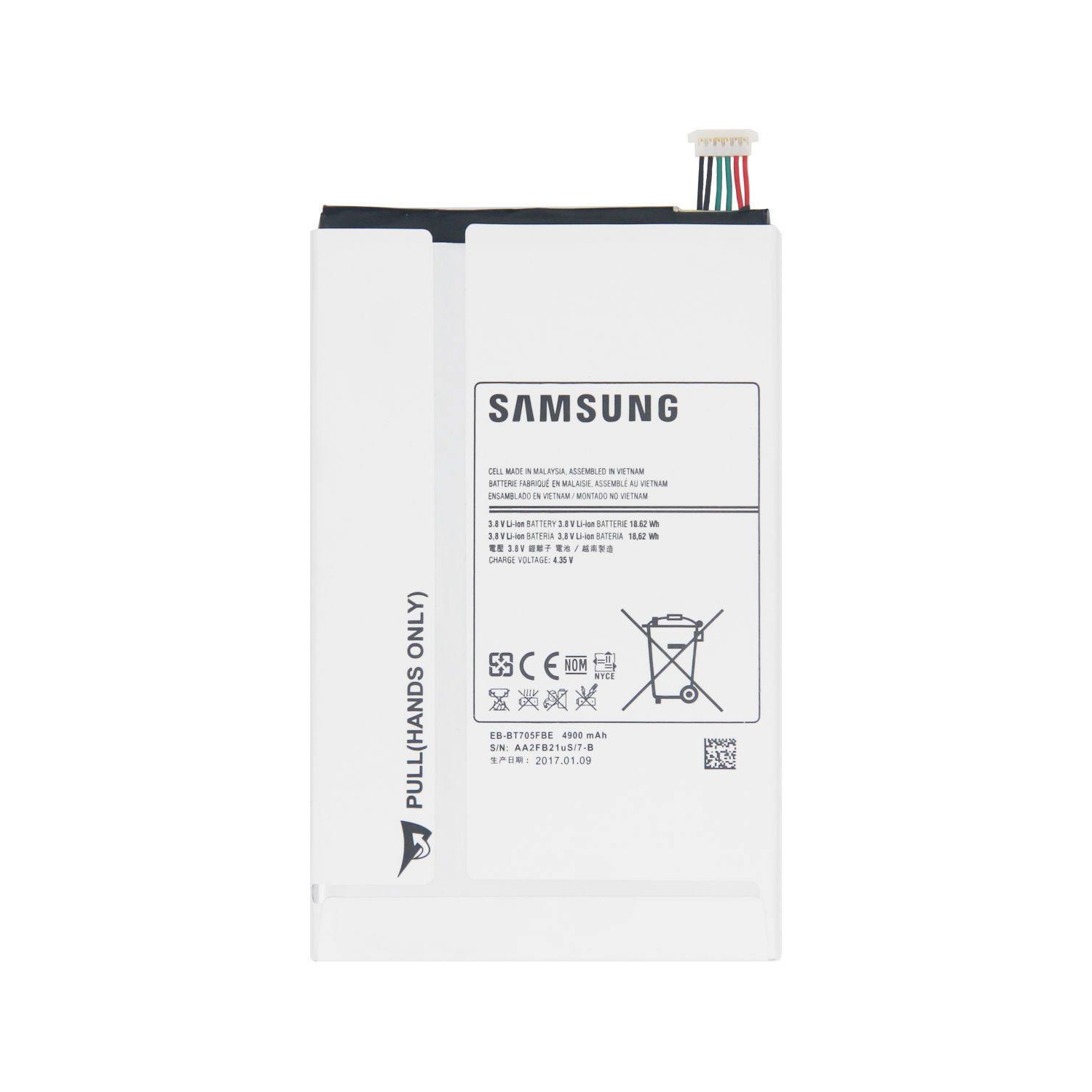 New Genuine Samsung Galaxy Tab S 8.4 SM-T707 SM-T707A SM-T707V SM-T705M Battery 18.62Wh