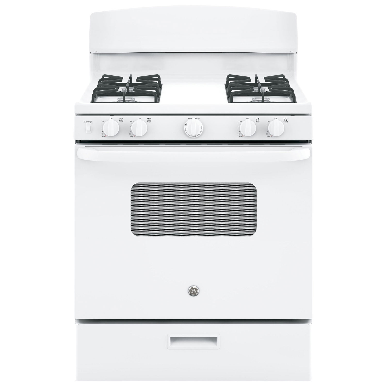 GE Profile 30" 4.8 Cu. Ft. Free-Standing Gas Range with Broiler Drawer - White