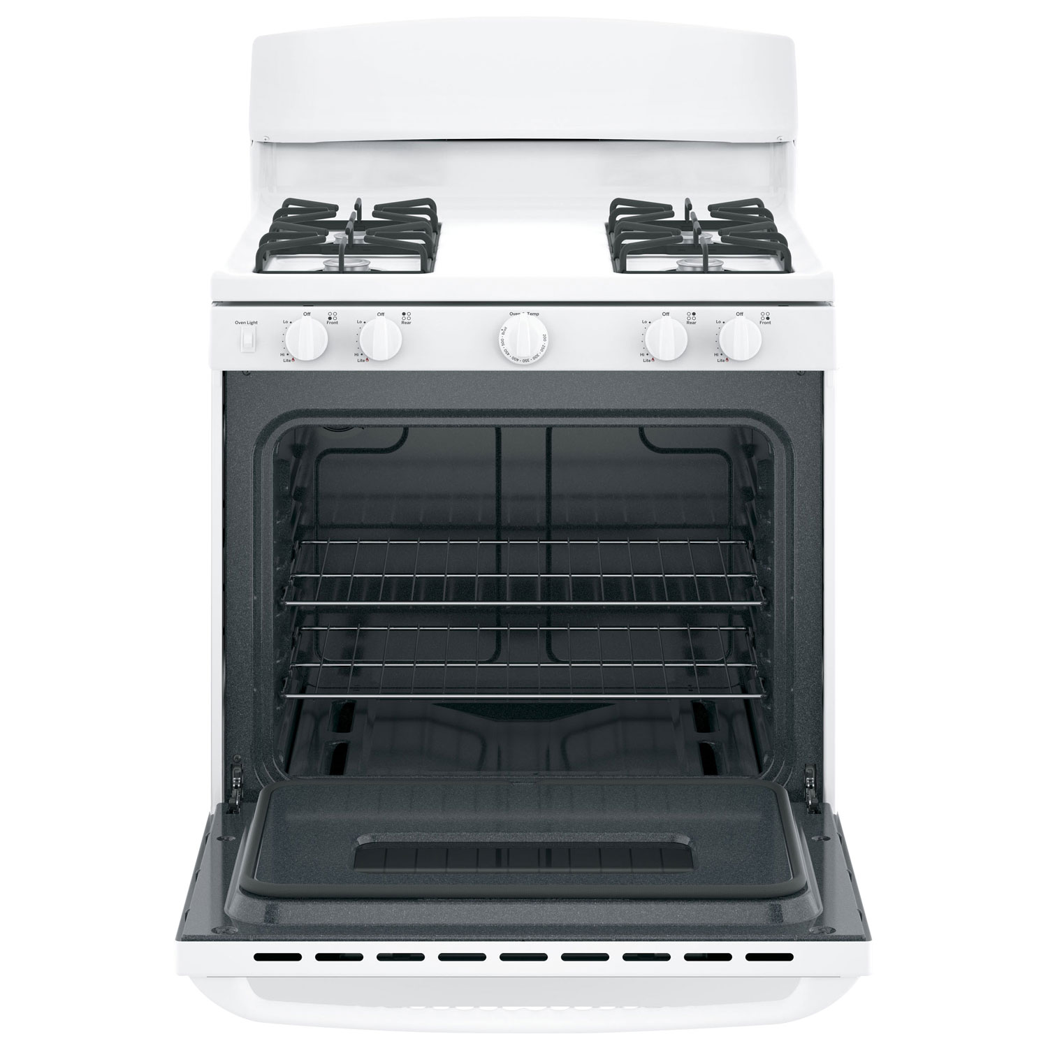 GE Profile 30" 4.8 Cu. Ft. Free-Standing Gas Range with Broiler Drawer - White