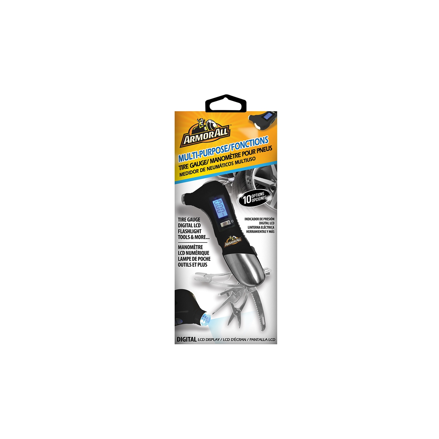 Armor All Multi-Purpose Tire Gauge 10 in 1