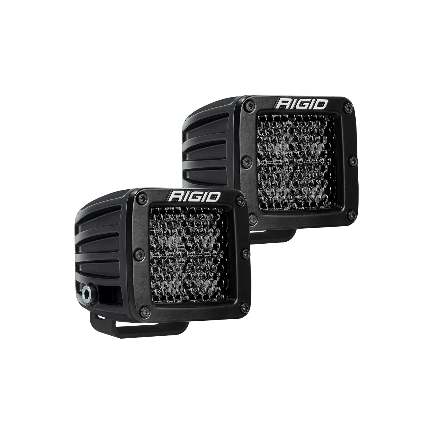 RIGID Industries D-Series Pro Spot Diffused Midnight Surface Mount - Pair
